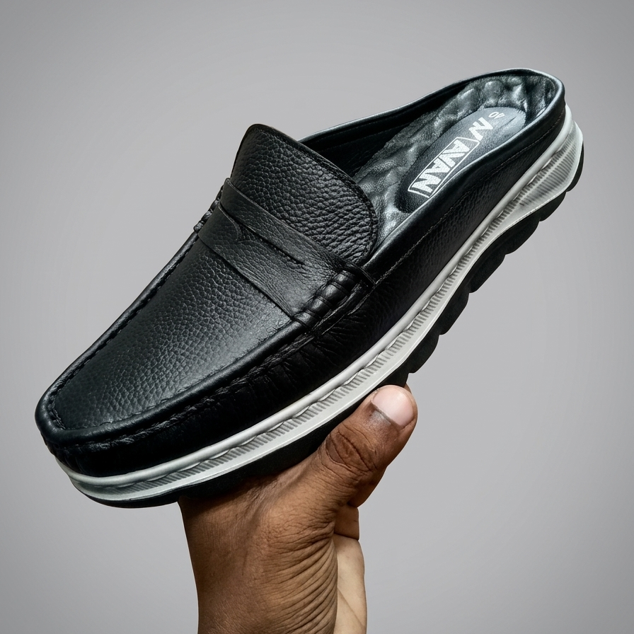 Stylish Premium Half Casual Shoes - 100% Genuine Leather